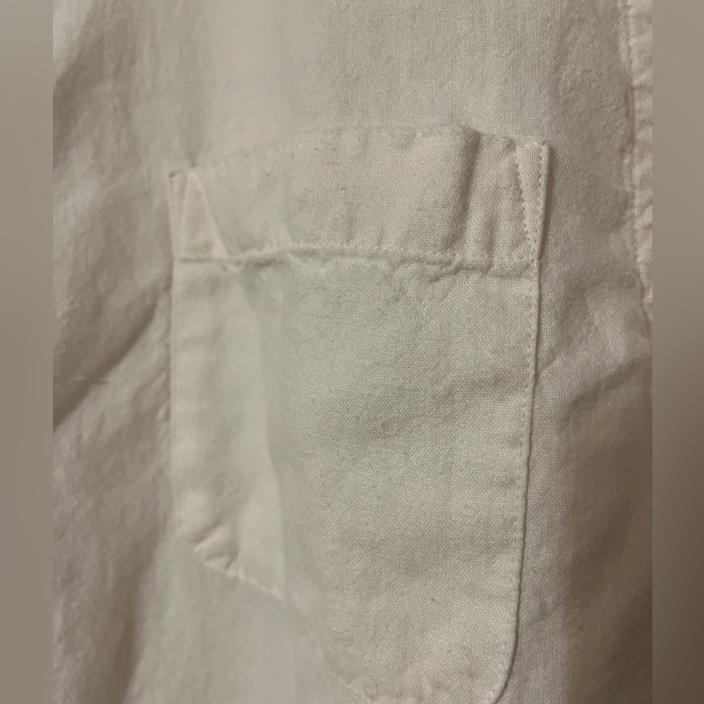 Outerknown Button Down Shirt - Salt - Large - image 4